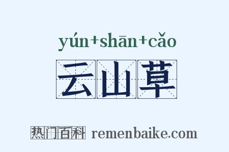 云山草是什么意思的图片